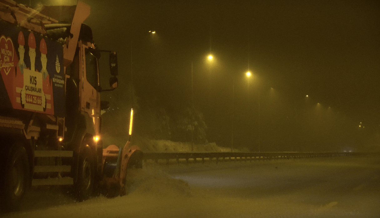 İstanbul Genelinde Kış Şartları ile Mücadele Çalışmaları